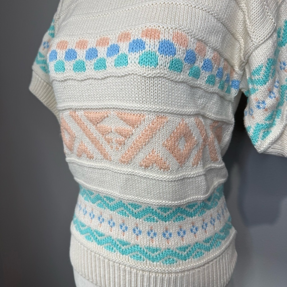 Sakura Sport Cream Knit Sweater - Picture 3 of 6